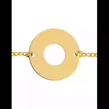 Bracelet Enfant Rond Ajour&eacute; Personnalisable sur Cha&icirc;ne image cachée