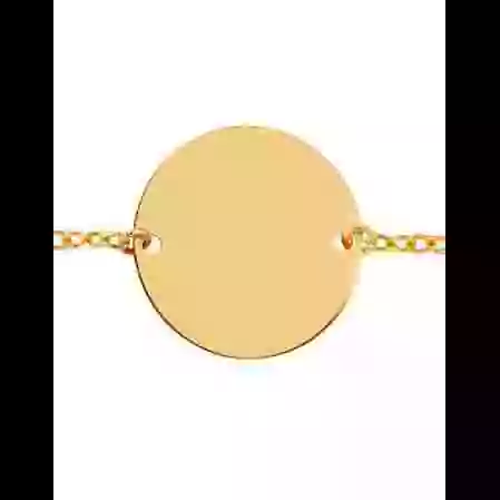 Bracelet Femme Rond en Or Personnalisable sur Cha&icirc;ne image cachée