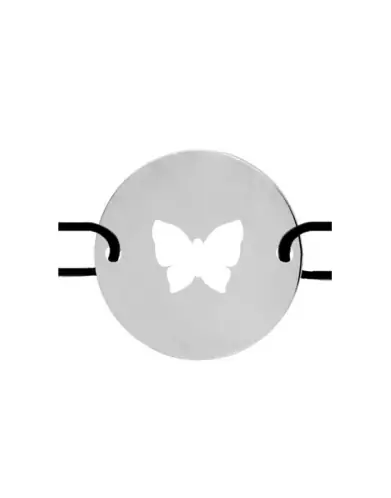 Bracelet Papillon Ajouré sur cordon