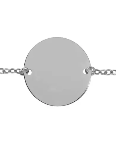 Bracelet Femme Rond en Or Personnalisable sur Chaîne