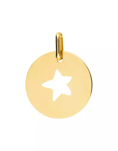 Médaille Étoile Ajourée à personnaliser Taille S