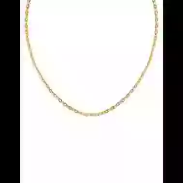 Chaîne Forçat Ronde en Or 18K Petit Modèle 40 cm image cachée