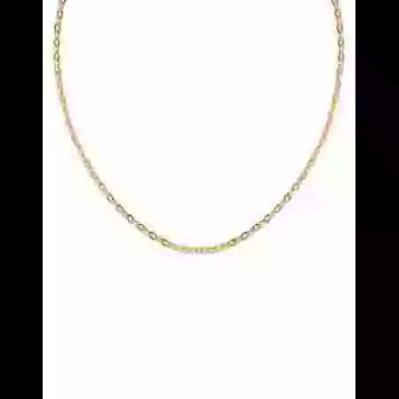 Cha&icirc;ne For&ccedil;at Ronde en Or 18K Petit Mod&egrave;le 40 cm image cachée