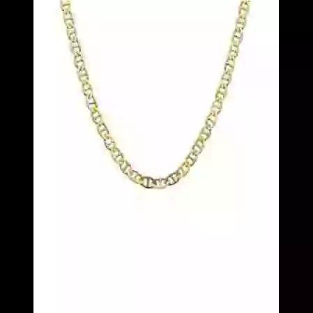 Cha&icirc;ne Maille Marine en Or 18K 65 cm image cachée
