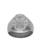 Chevalière Blason Homme Écusson En Or Massif