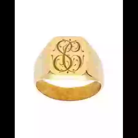 Chevali&egrave;re Homme Or Tonneau Monogramme image cachée