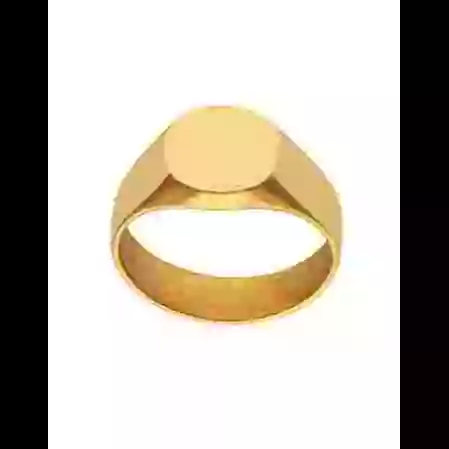 Chevali&egrave;re Femme Ronde en Or &agrave; Graver image cachée