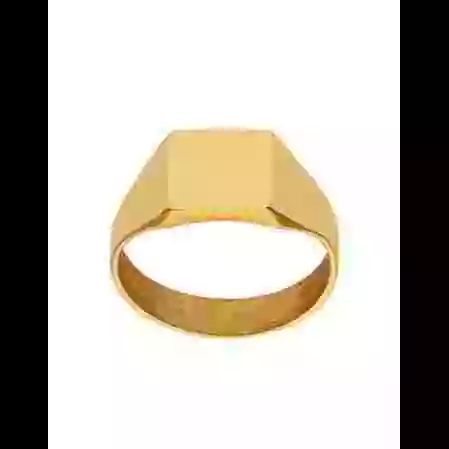Chevali&egrave;re Femme Carr&eacute;e en Or &agrave; Graver image cachée