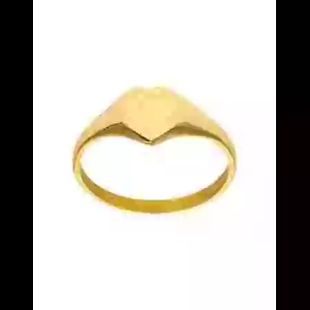 Chevali&egrave;re Femme C&oelig;ur en Or &agrave; Graver image cachée