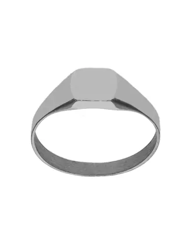 Chevalière Femme Tonneau en Or à Graver