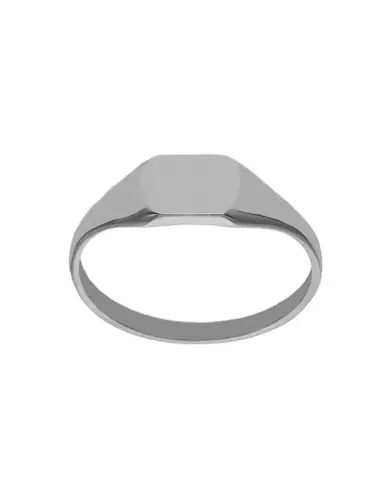 Chevalière Enfant Tonneau à Graver en Or