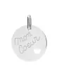 Médaille Ajourée Cœur Mon Coeur en Or Personnalisable