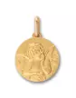 Médaille Ronde Ange Raphaël en Or Personnalisable