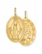 Médaille Vierge Miraculeuse Gravée en Or