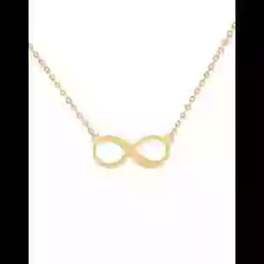 Collier Infini Ajouré en Or Personnalisable image cachée