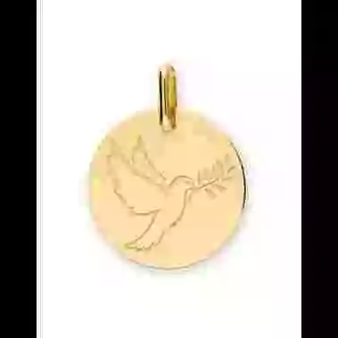 Médaille La Colombe et l'Olivier image cachée
