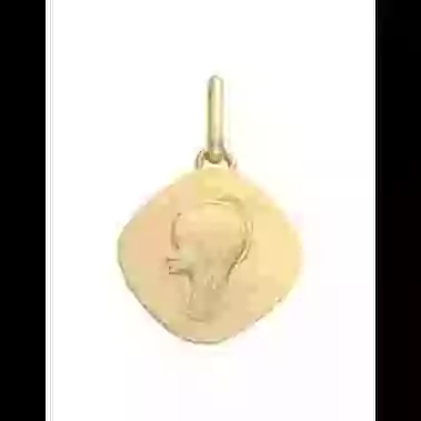 Médaille Vierge Losange image cachée