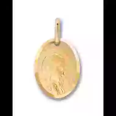 Médaille Vierge qui prie image cachée