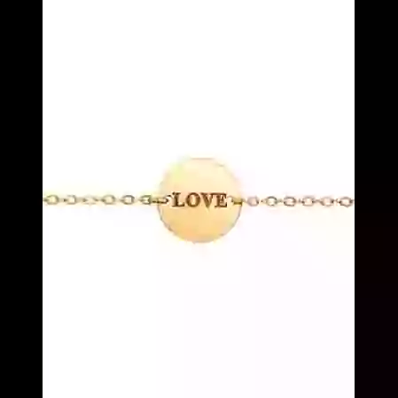 Bracelet Love en Or Jaune 18K Personnalisable image cachée