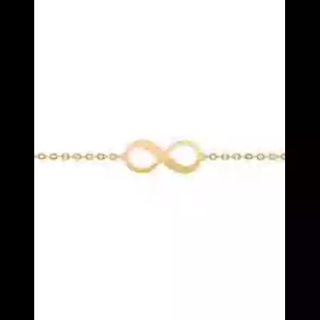 Bracelet Infini Ajour&eacute; en Or Personnalisable image cachée