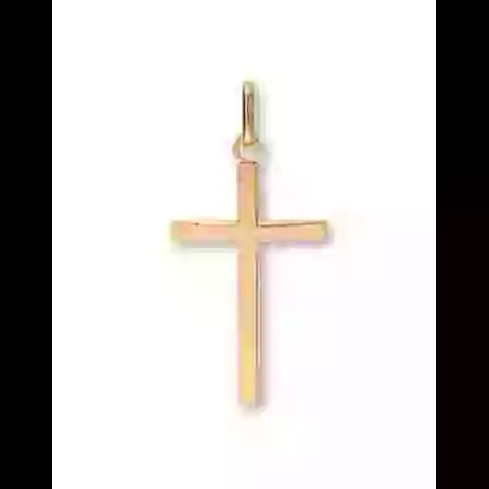 Croix B&acirc;ton en Or image cachée