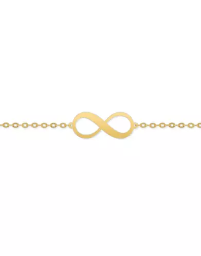 Bracelet Infini Ajouré en Or Personnalisable