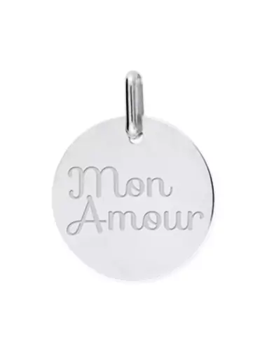 Médaille Amour en Or Personnalisable
