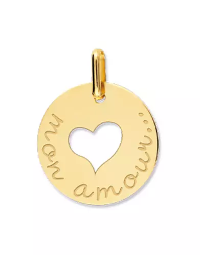 Médaille Ajourée Coeur Amour