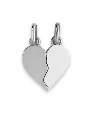 Pendentif Cœur Sécable en Or Personnalisable – Petit Modèle