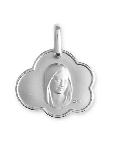 Médaille Nuage Vierge Marie en Or Personnalisable