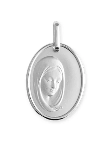 Médaille de Baptême Vierge en Or Personnalisable