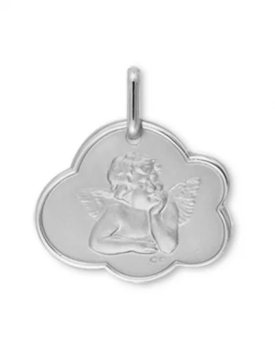 Médaille Nuage Ange Raphaël en Or Personnalisable