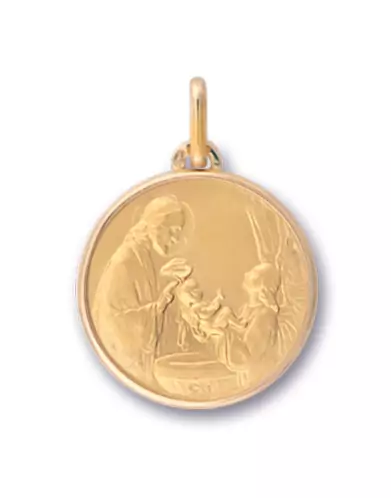 Médaille Cérémonie du Baptême en Or Personnalisable