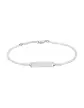 Bracelet Rectangle Adolescent(e) avec Maille Marine en Or Personnalisable