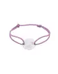 Bracelet Cordon Fille Oiseau en Or - La Fée Galipette