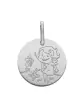 Médaille Petite Fille Papillons en or - La Fée Galipette