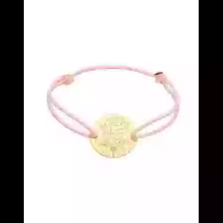 Bracelet cordon fille Fleur en Or - La F&eacute;e Galipette image cachée