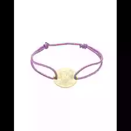 Bracelet Cordon Fille Oiseau en Or - La F&eacute;e Galipette image cachée
