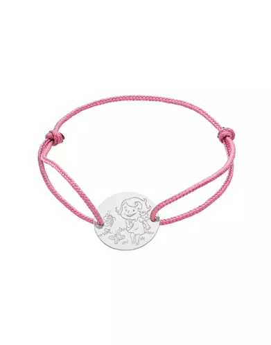 Bracelet Cordon Fille Papillons en Or - La Fée Galipette