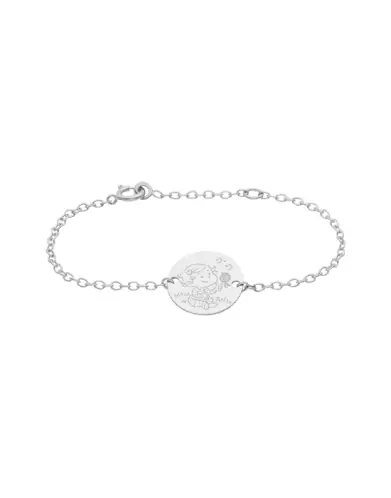 Bracelet Chaîne Bébé Fille Oiseau en Or - La Fée Galipette