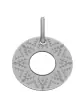Médaille Ronde Ajourée M Tribal en Or à Personnaliser