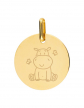 Médaille Ronde S Hippopotame
