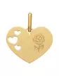 Médaille Coeur M Ajourée Coeurs Fleur de Naissance