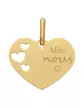 Médaille Coeur M Ajourée Coeurs Mini Nous
