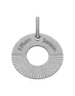 Médaille à Personnaliser en Or Cercle Soleil