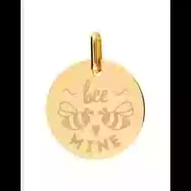 Médaille Ronde M Bee Mine image cachée