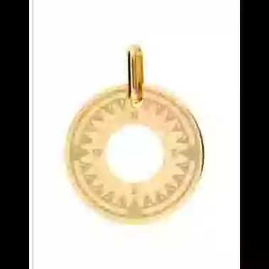 Médaille Rond Ajouré S Décor Boussole image cachée