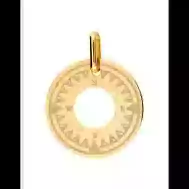 Médaille Rond Ajouré M Décor Boussole image cachée