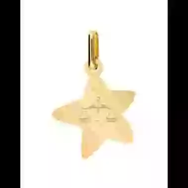 Médaille Étoile M Emblème Zodiaque image cachée