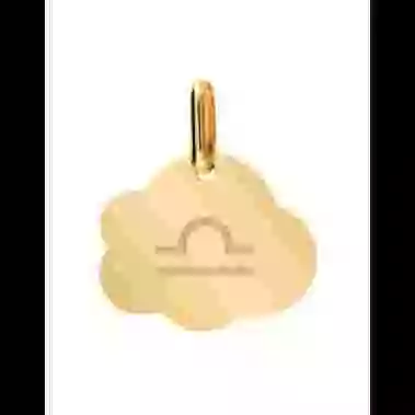 Médaille Nuage M Signe Zodiaque image cachée